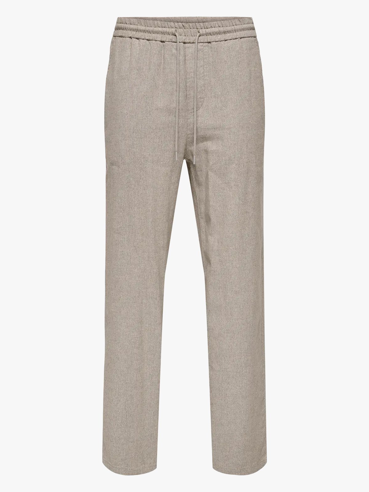 Only & Sons Sinus Loose Linen Pant Raw Ecru