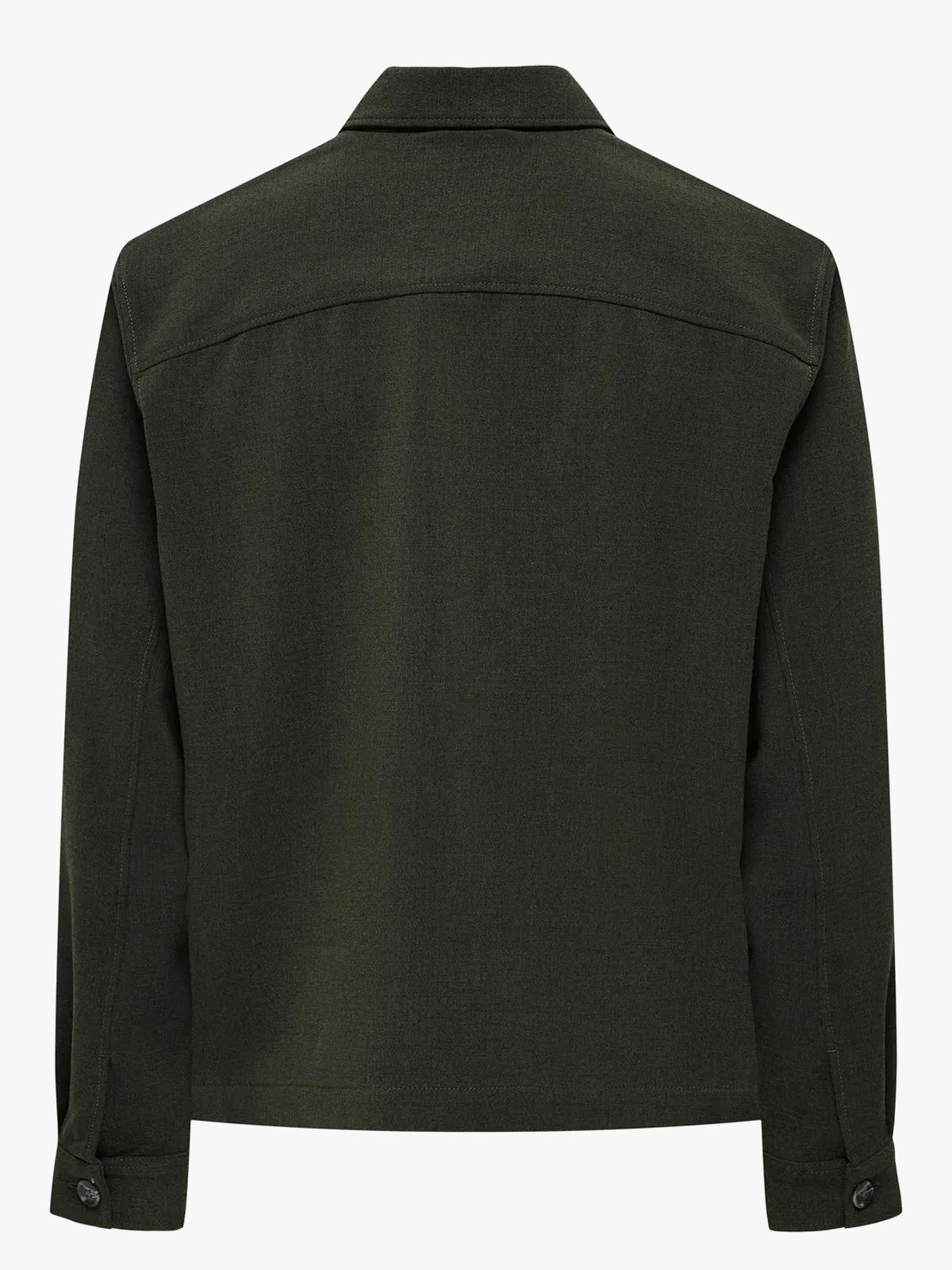 Only & Sons Marlon Comfort Strech Overshirt Olive Night Melange