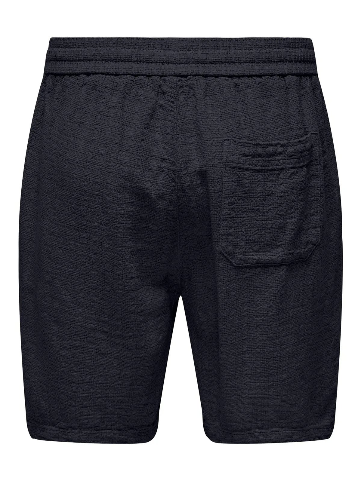 Only & Sons Tel Linen Latham Shorts Dark Navy