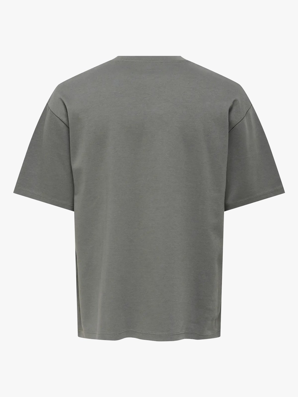 Only & Sons Caspian Airflex Boxy Short Sleeve Tee Castor Gray