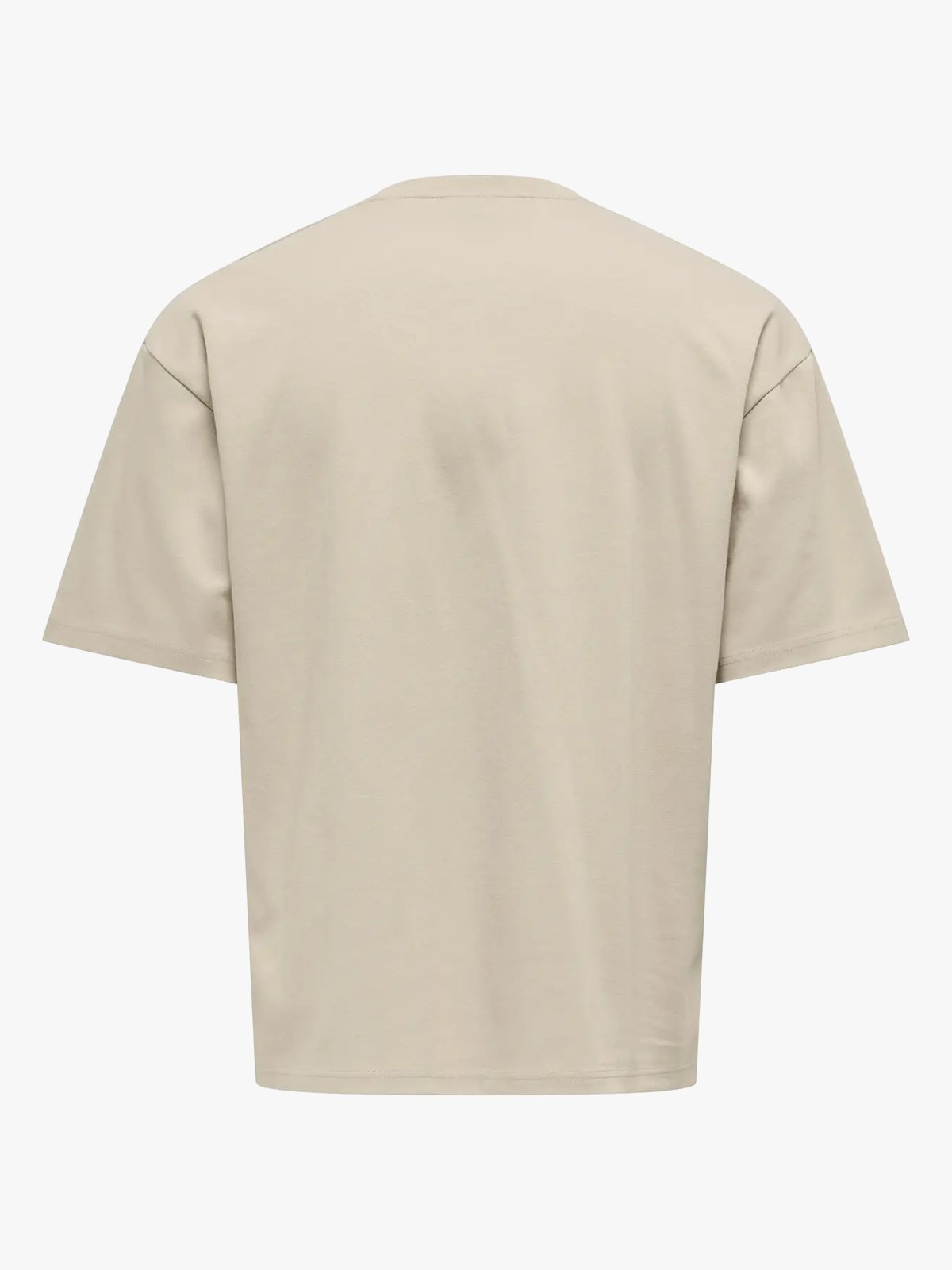 Only & Sons Caspian Airflex Boxy Short Sleeve Tee Silver Lining