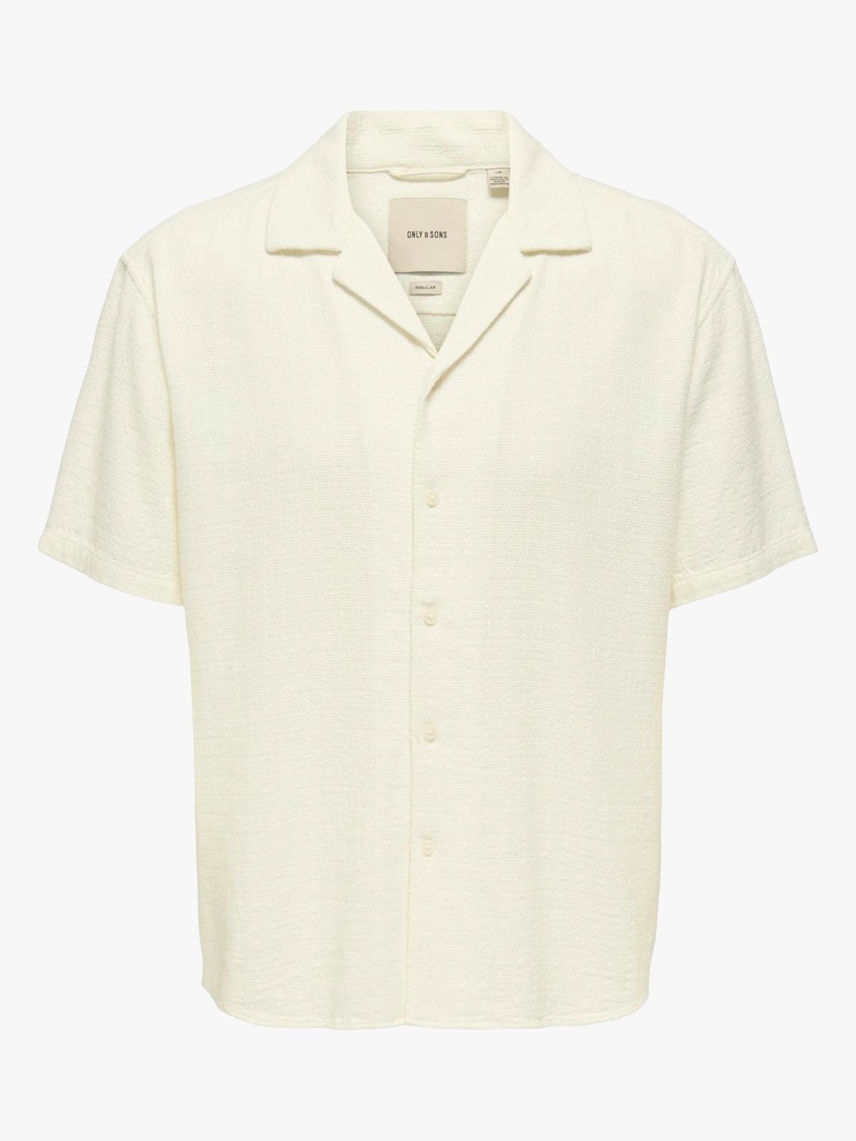 Only & Sons Latham RLXSS Resort Linen Structure Cloud Dancer