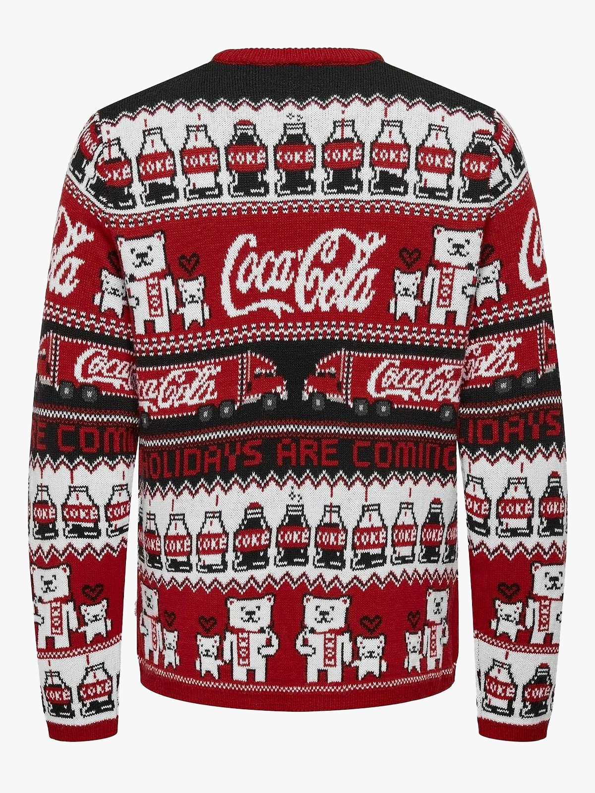 Only & Sons XMAS Reg Cola Crew Knit Pompeian Red