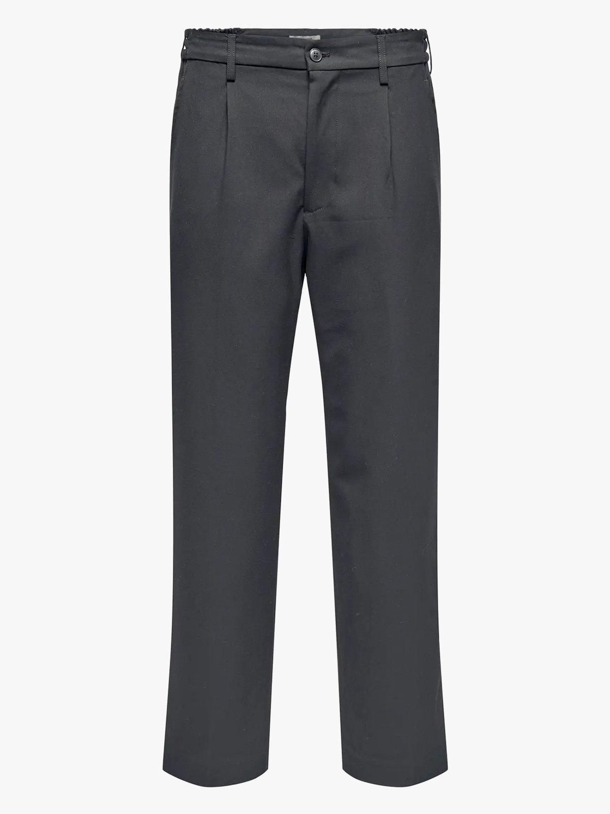 Only & Sons Miro Tailored Loose Pant Dark Grey Melange