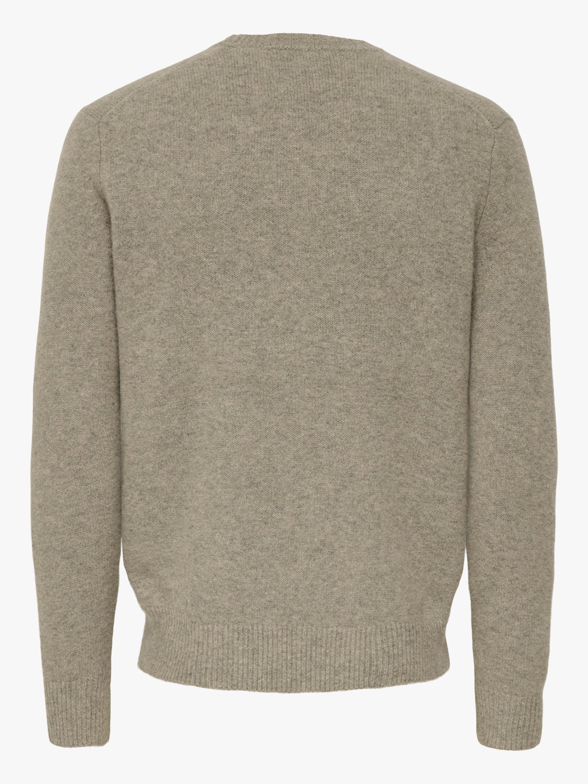Only & Sons Ray Regular Long Sleeve Crew Knit Walnut