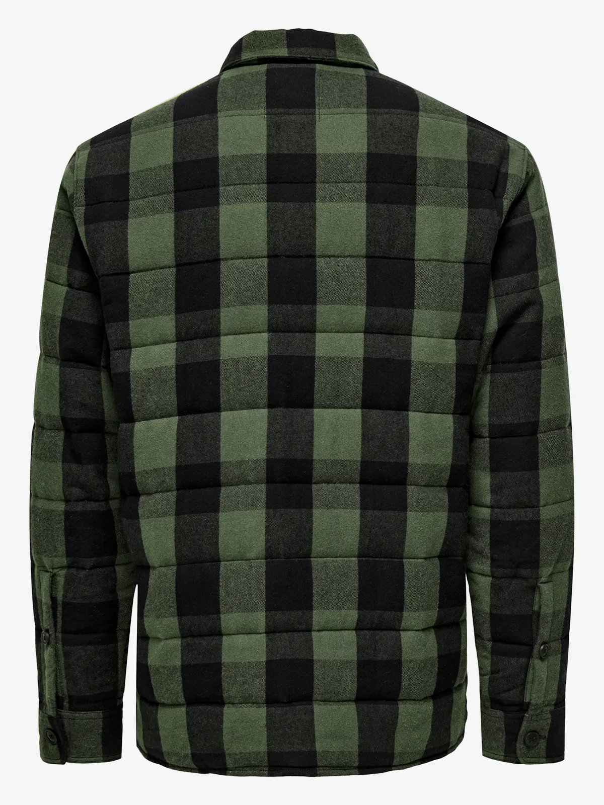 Only & Sons Gudmund Check Shacket Forest Night