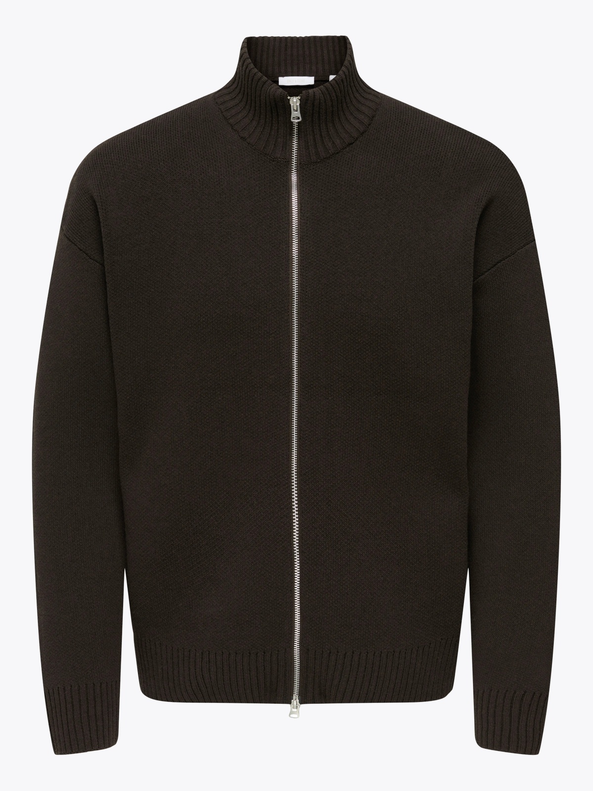 Only & Sons Blake DS High Neck Cardigan Knit Coffee Bean