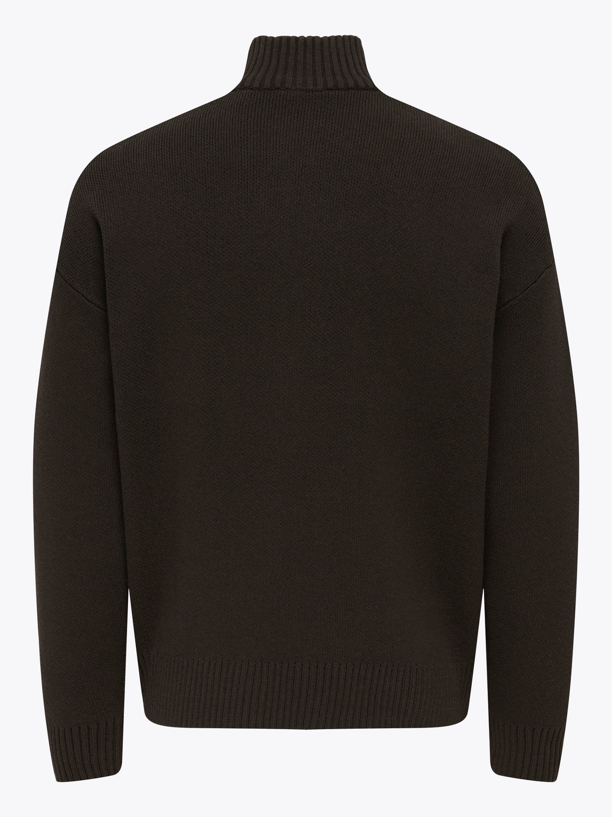 Only & Sons Blake DS High Neck Cardigan Knit Coffee Bean