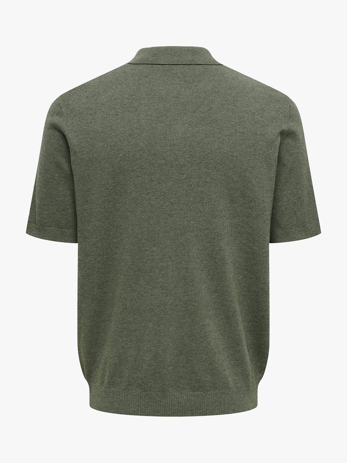 Only & Sons Loui Regular Short Sleeve Polo Knit Castor Grey