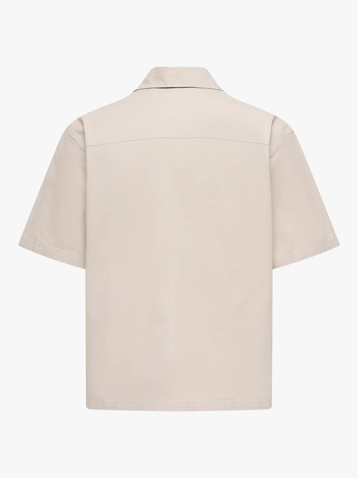 Only & Sons Reid Regular Resort Shirt Silver Lining