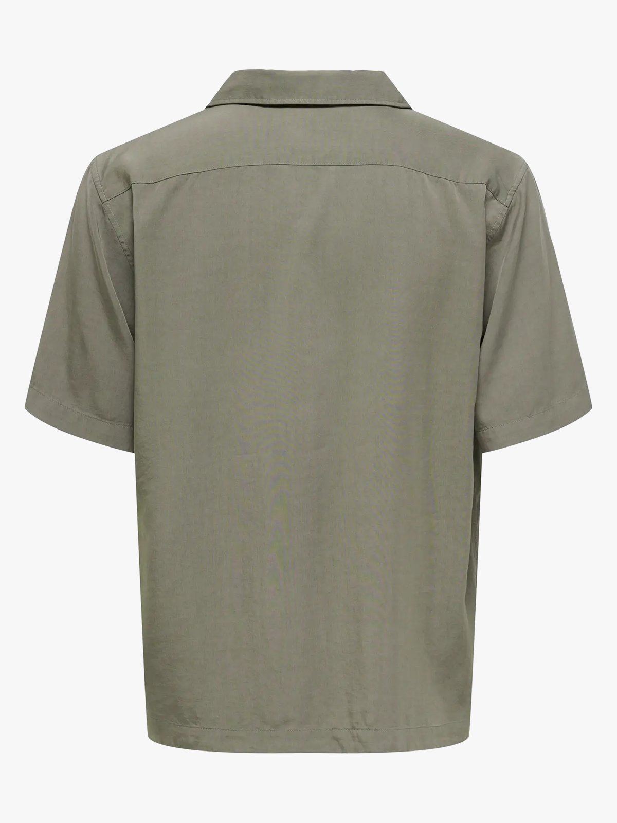 Only & Sons Peru Short Sleeve Reg Tencel Shirt Castor Gray