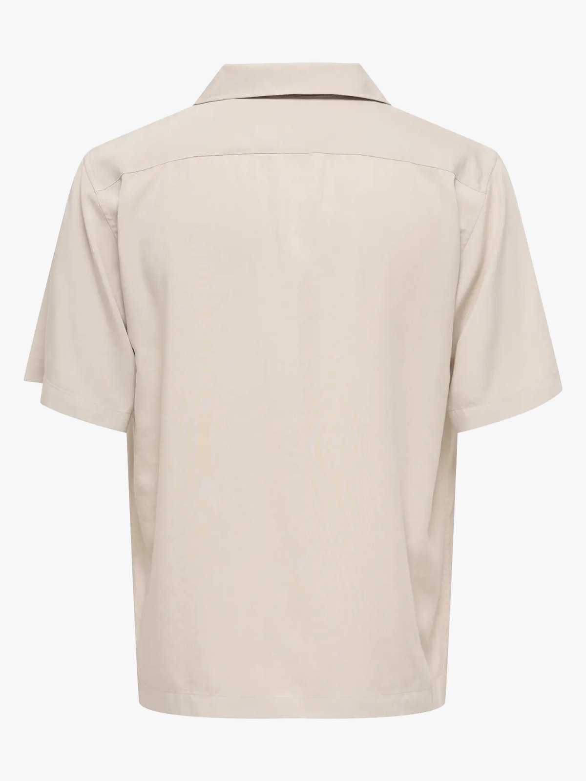 Only & Sons Peru Short Sleeve Reg Tencel Shirt Silver Lining