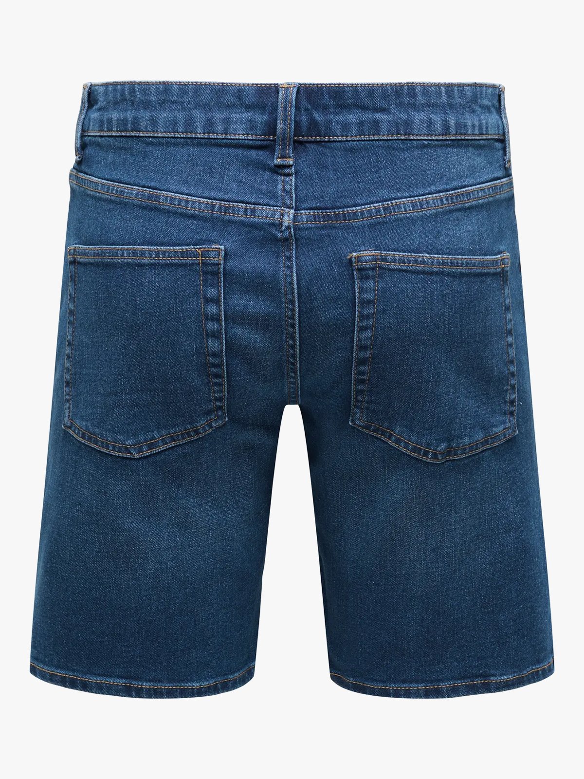 Only & Sons Weft Box Pim Denim Shorts Medium Blue Denim