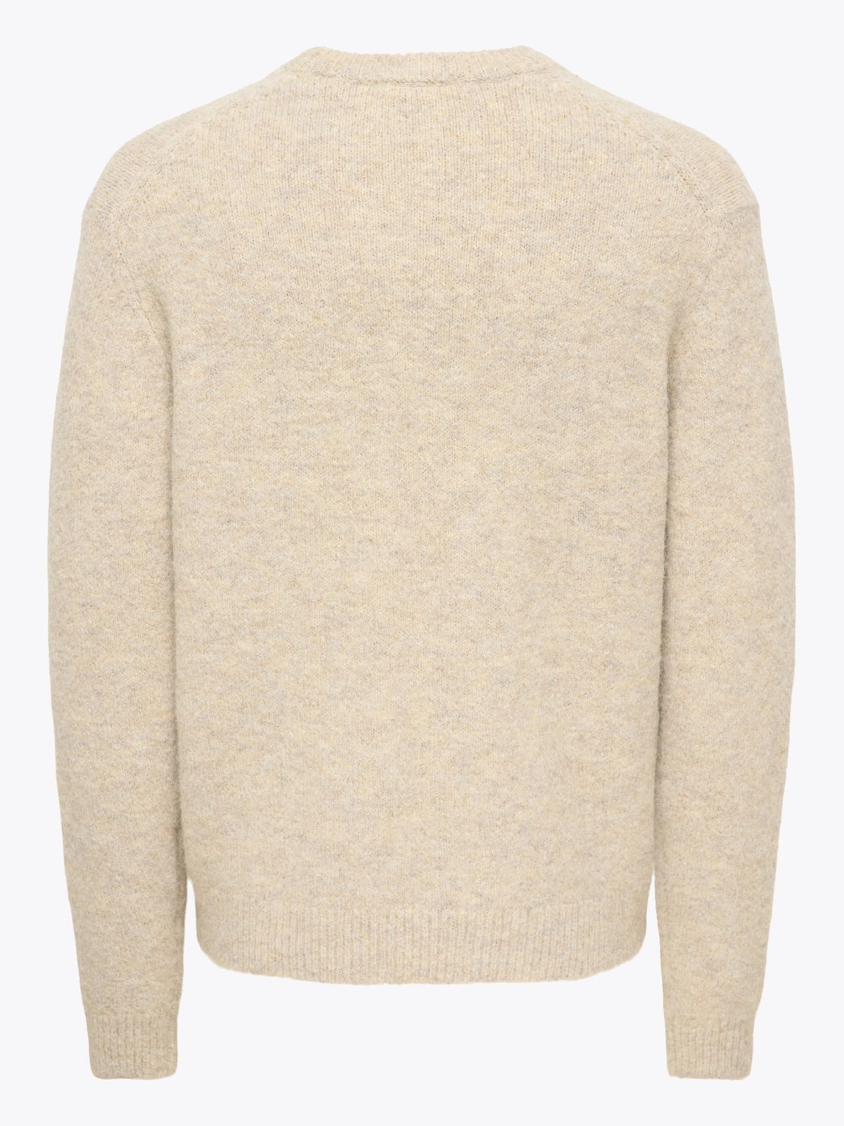 Only & Sons Hale Life Long Sleeve Relaxed Crew Knit Silver Lining