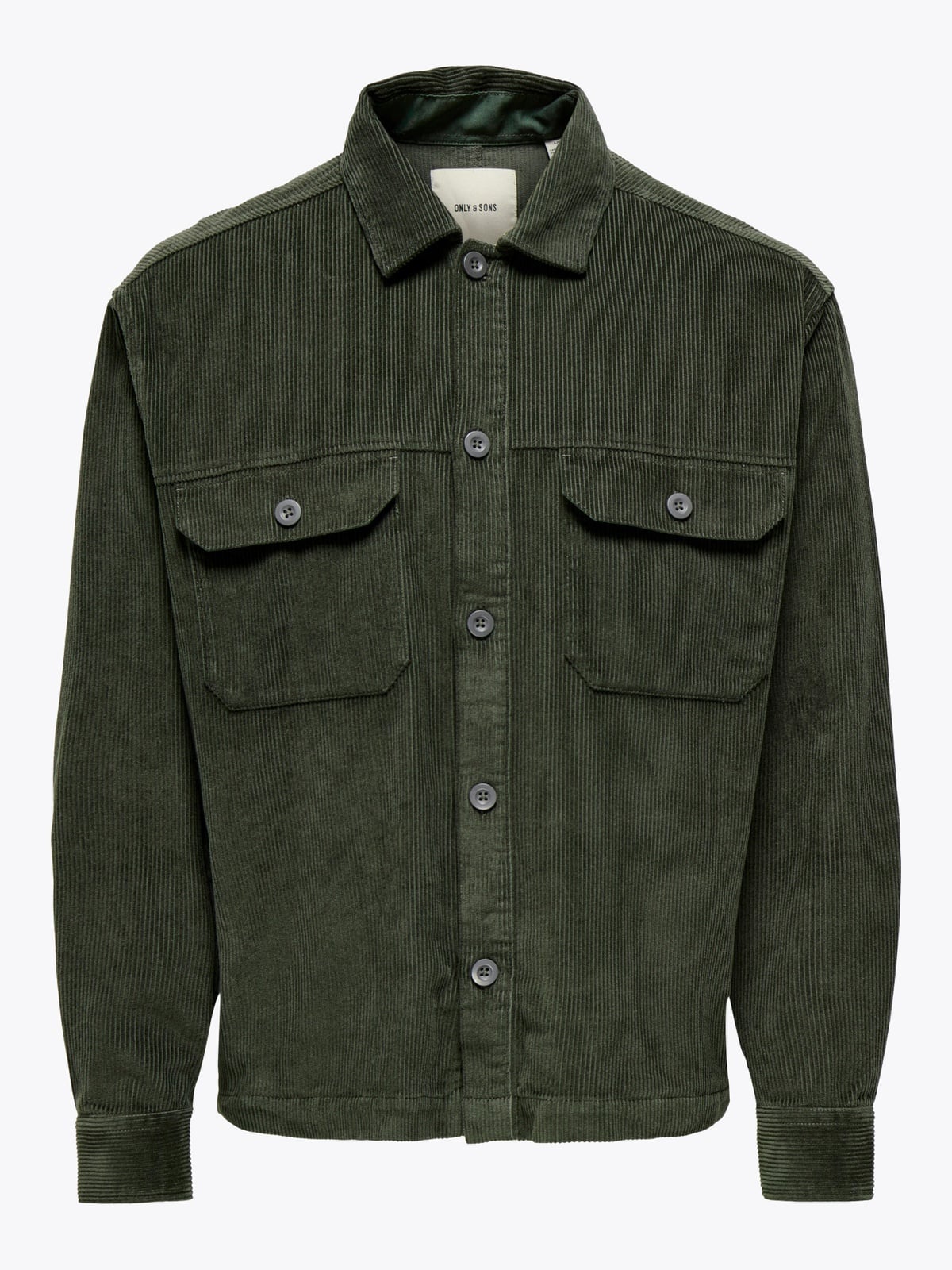 Only & Sons Simon Cord Relax Shirt Beluga