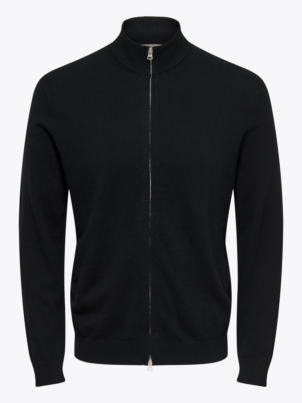 Only & Sons Loui Regular Zip Cardigan Knit Black