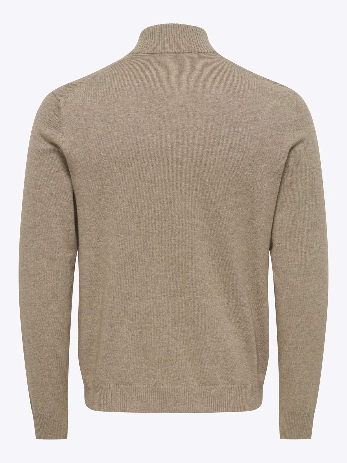 Only & Sons Loui Regular Zip Cardigan Knit Desert Taupe