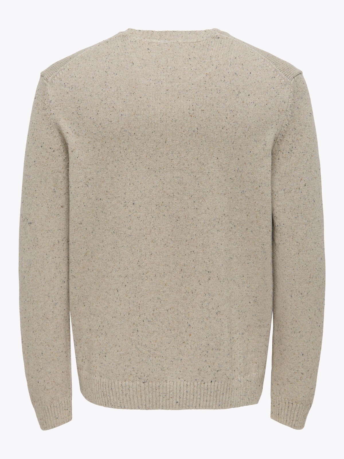 Only & Sons Michael Regular Nap Crew Neck Knit Silver Lining