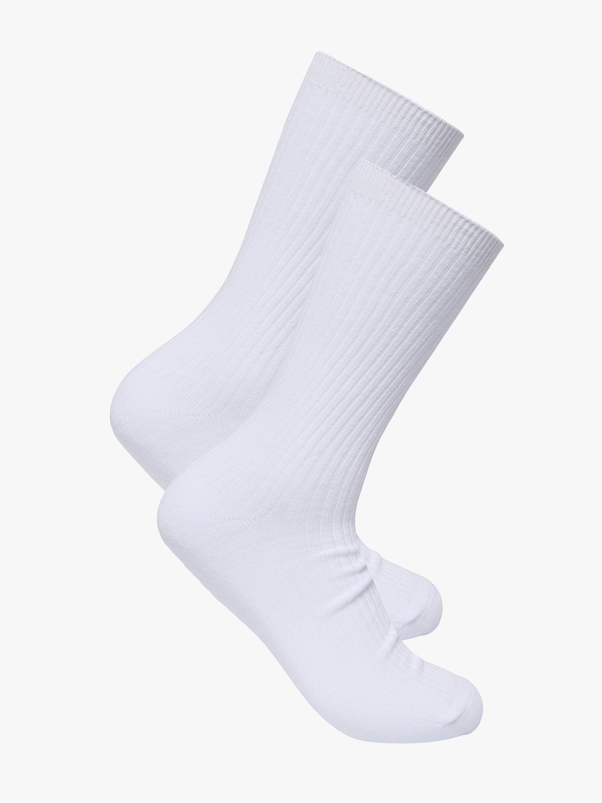 Only & Sons Basic Rib Sock 2 Pack White