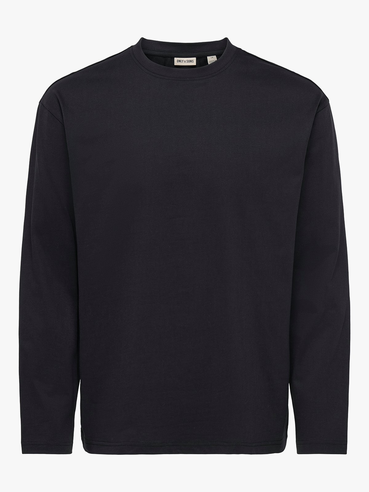 Only & Sons Fred Life Relax Long Sleeve Tee Black