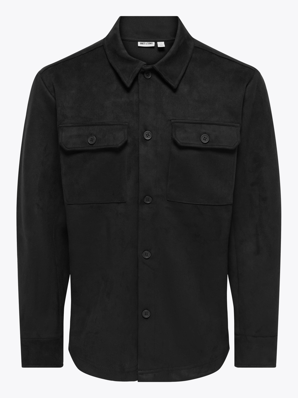 Only & Sons Nate Kodyl Regular Long Sleeve Overshirt Black