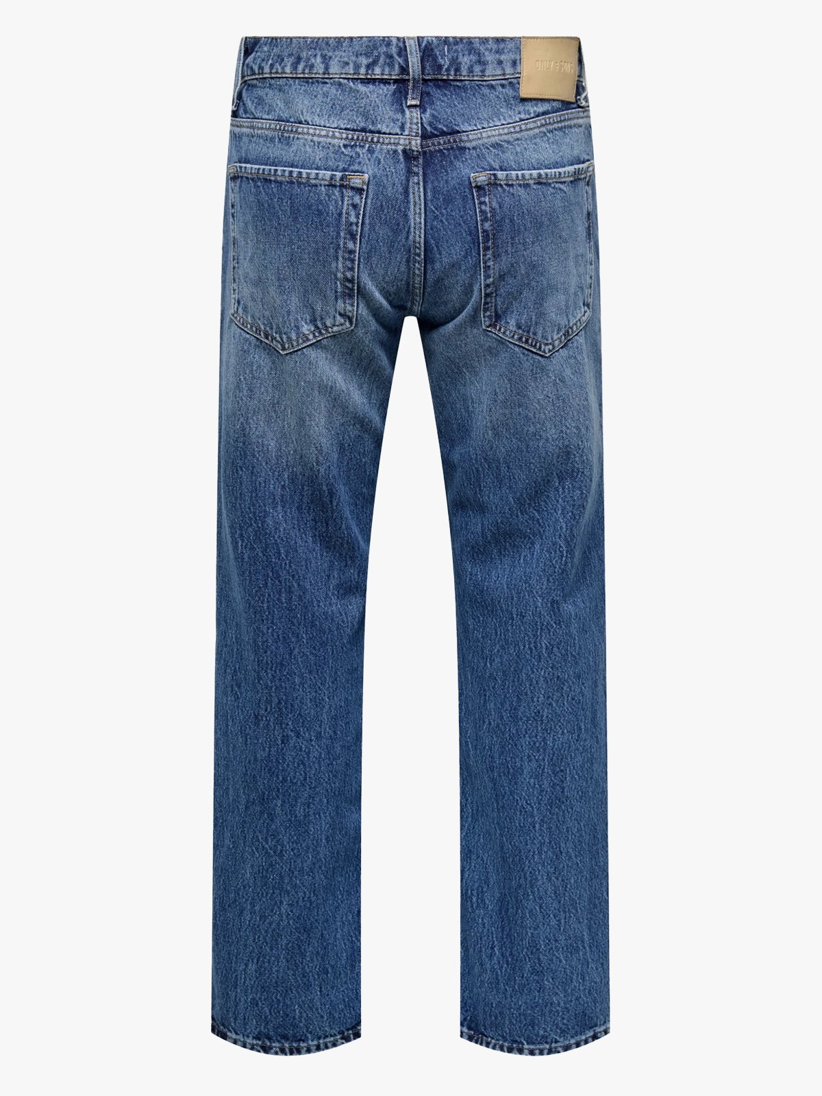 Only & Sons Edge Straight Denim Medium Blue Denim