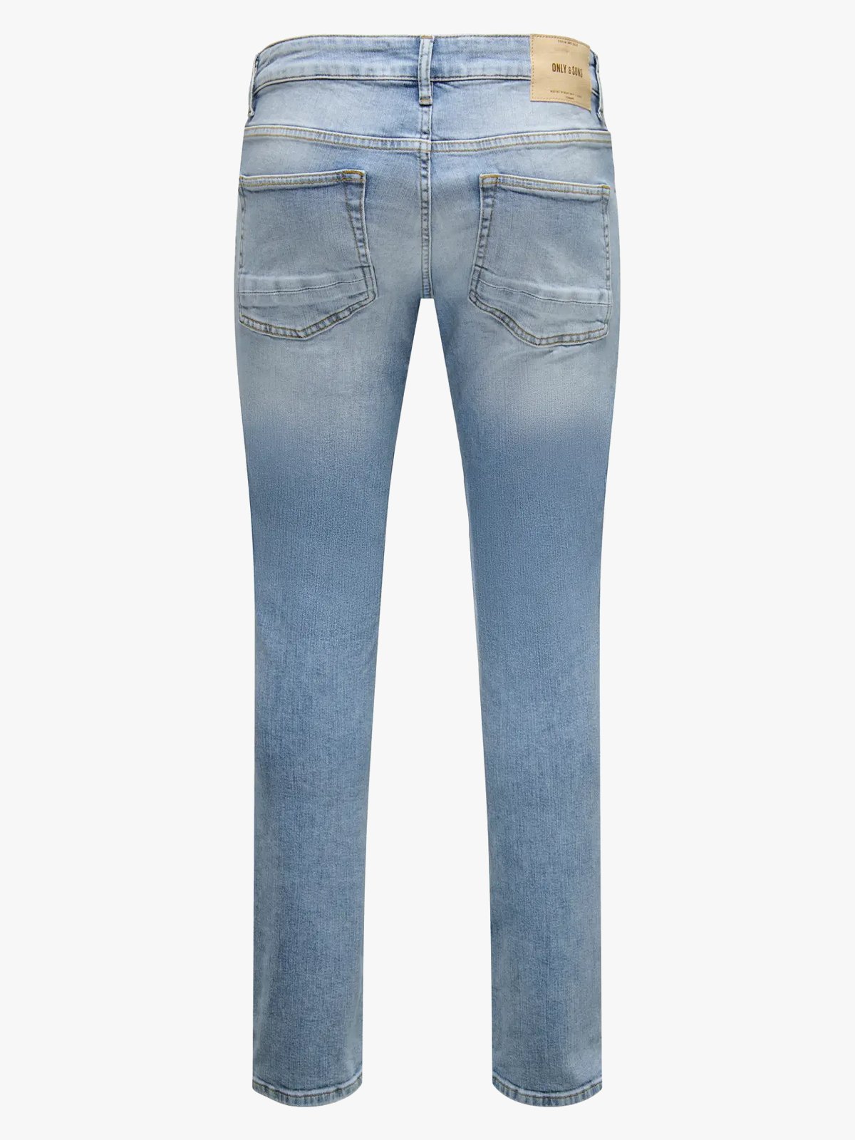 Only & Sons Loom Slim Denim Light Blue Bleached Denim