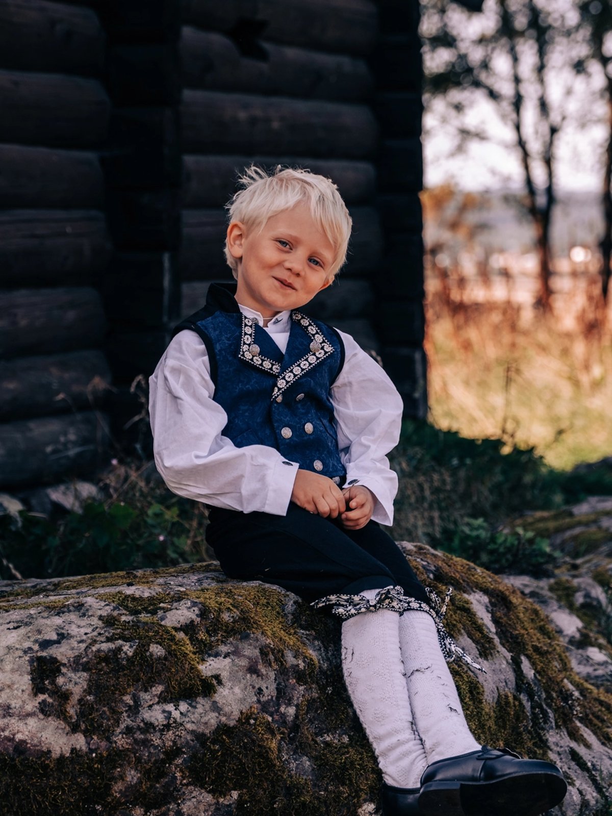 Salto Festdrakt Gutt Salto Blå