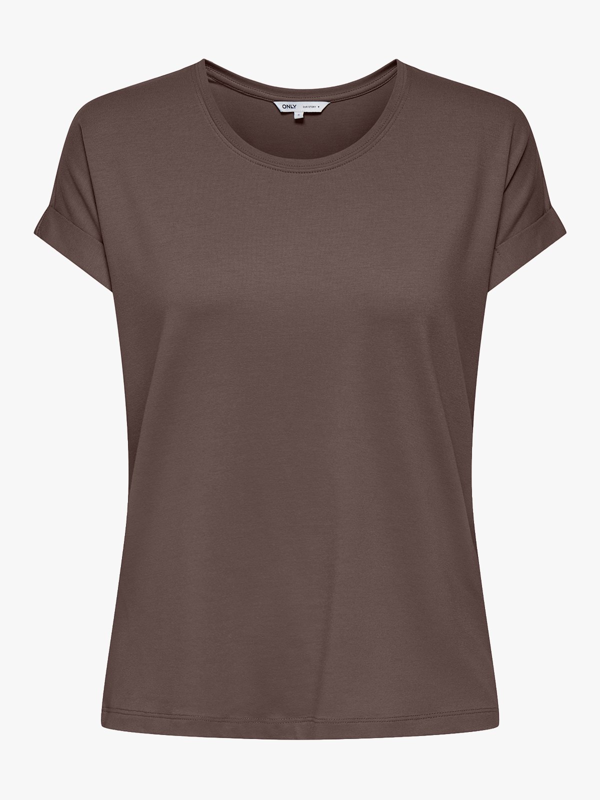 Only Moster Short Sleeve O-Neck Top Chocolate Martini