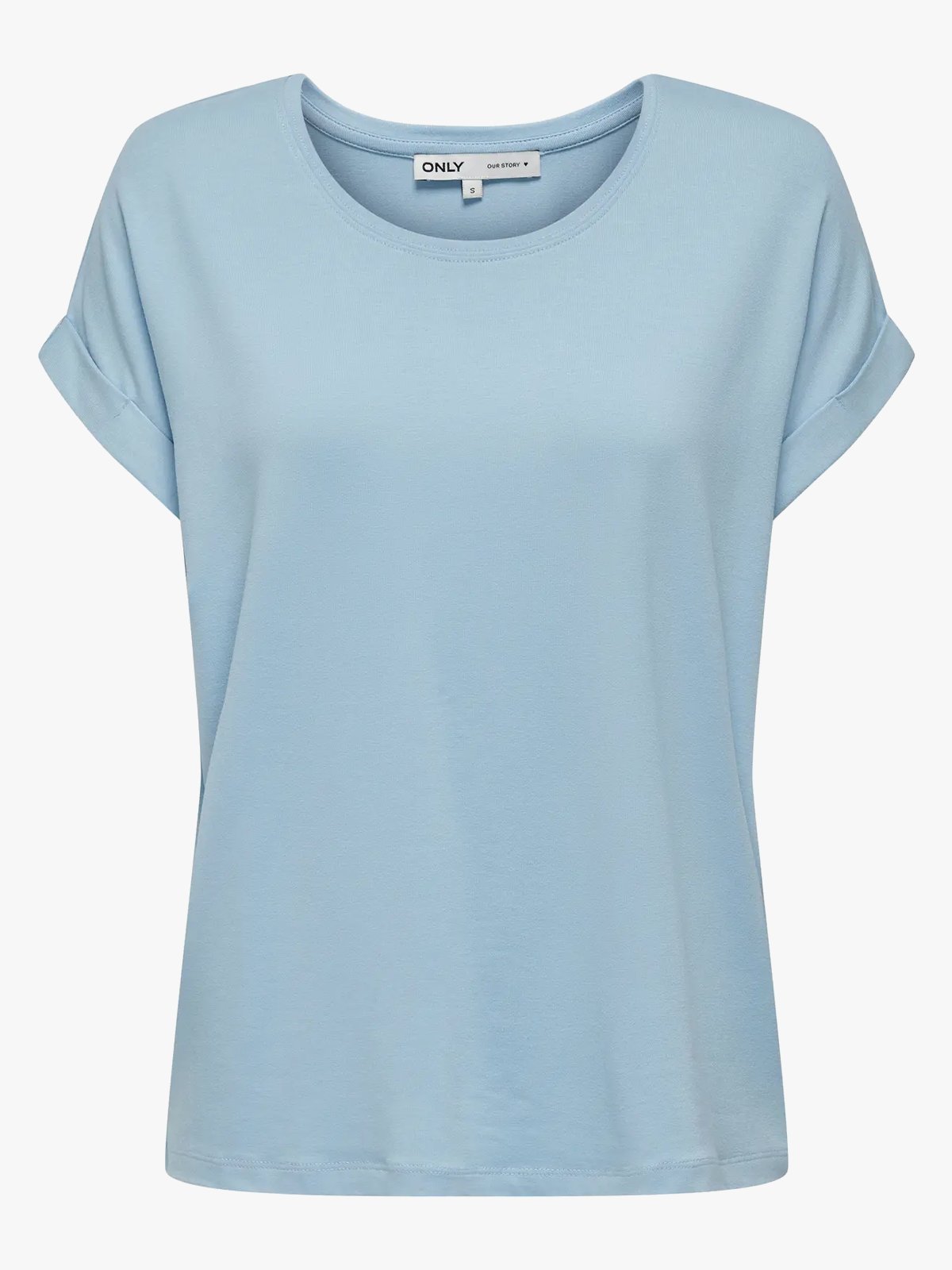 Only Moster Short Sleeve O-Neck Top Clear Sky