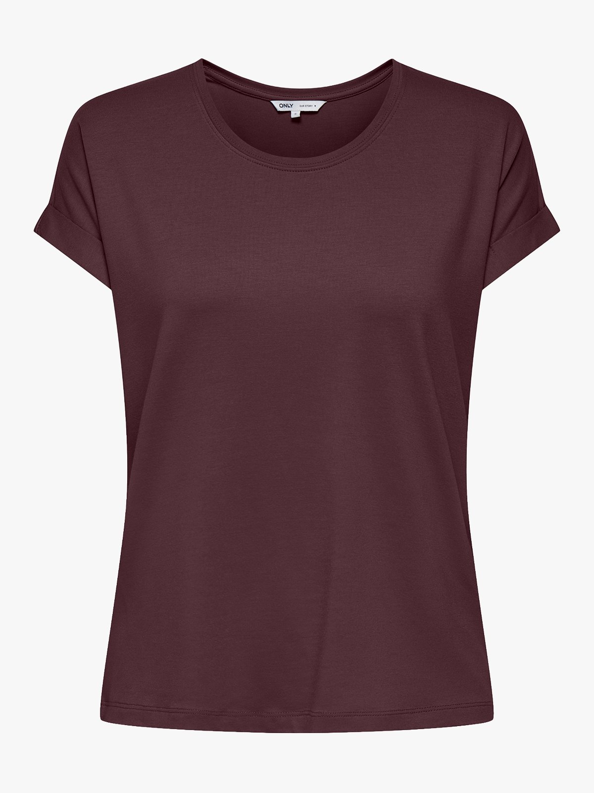 Only Moster Short Sleeve O-Neck Top Fudge