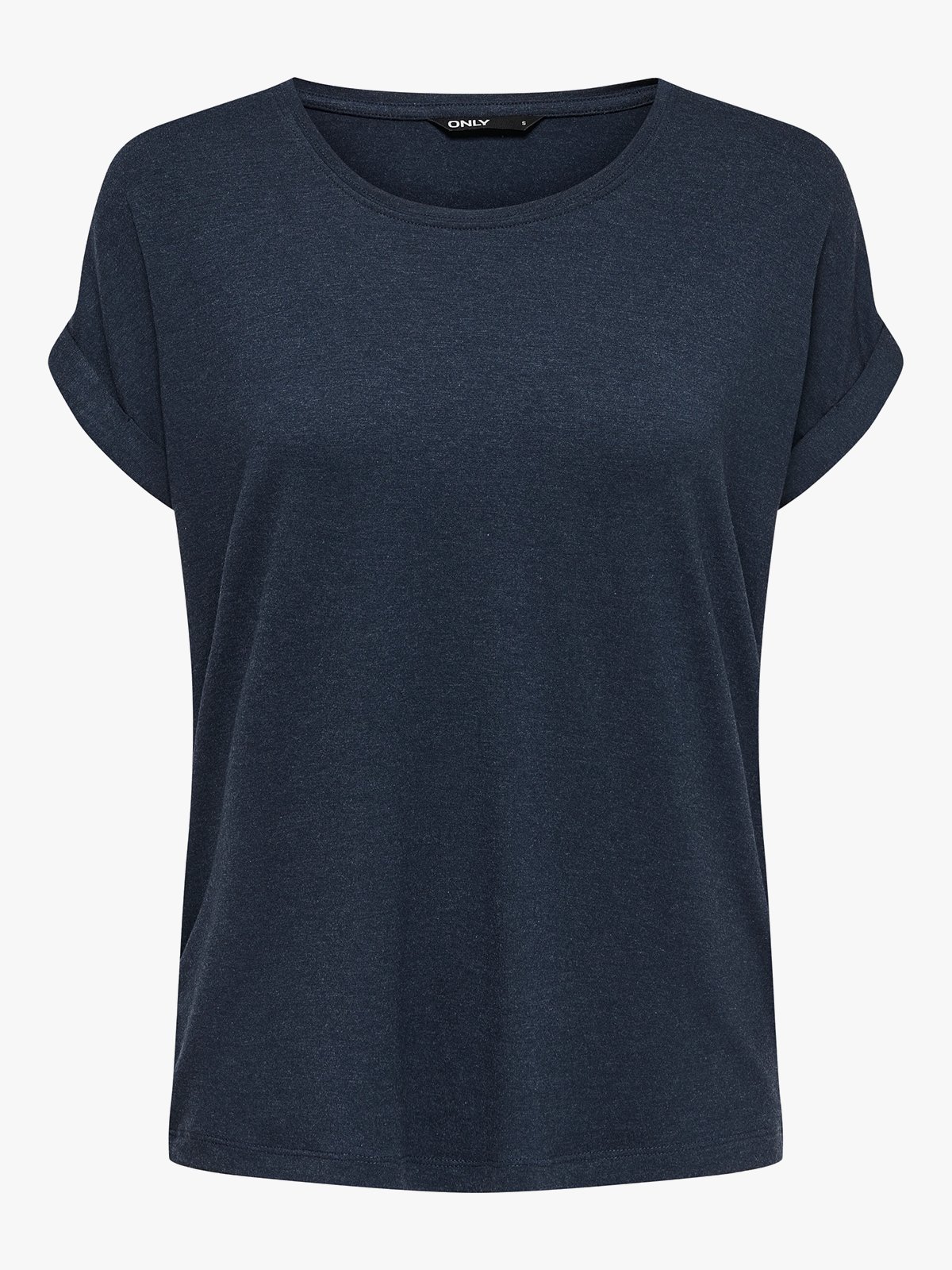 Only Moster Short Sleeve O-Neck Top Navy Blazer