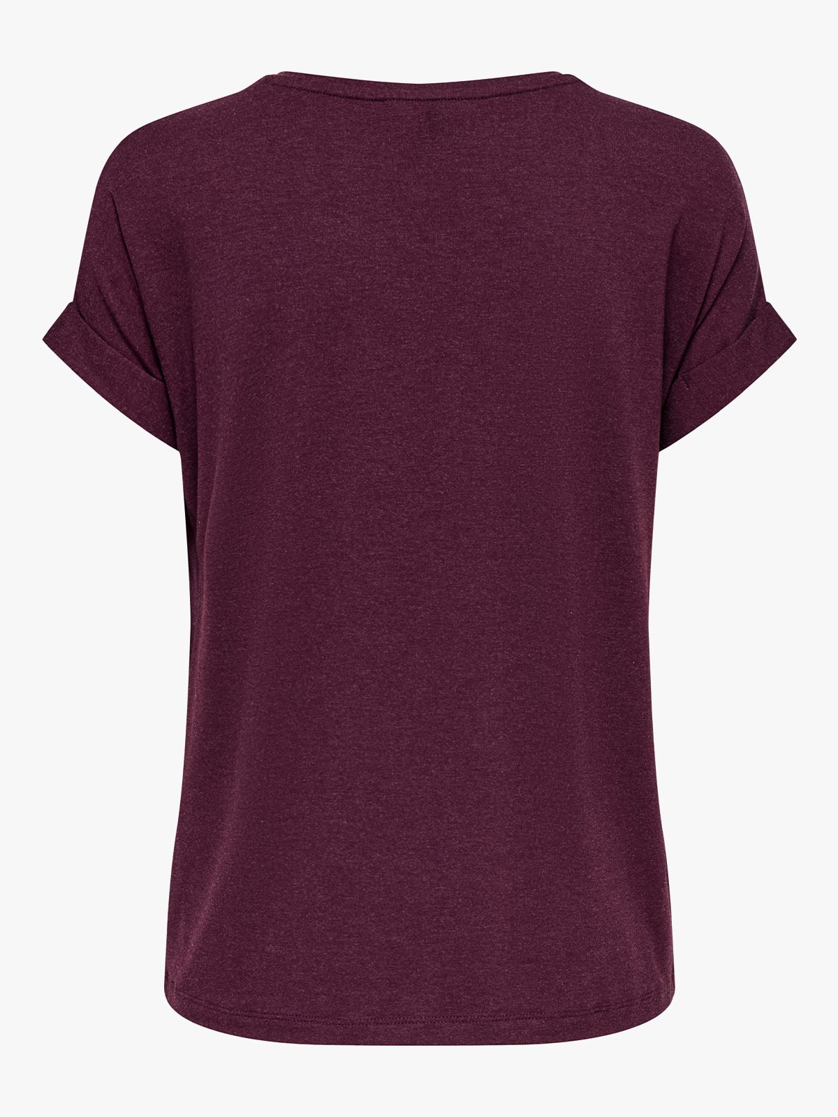 Only Moster Short Sleeve O-Neck Top Winetasting