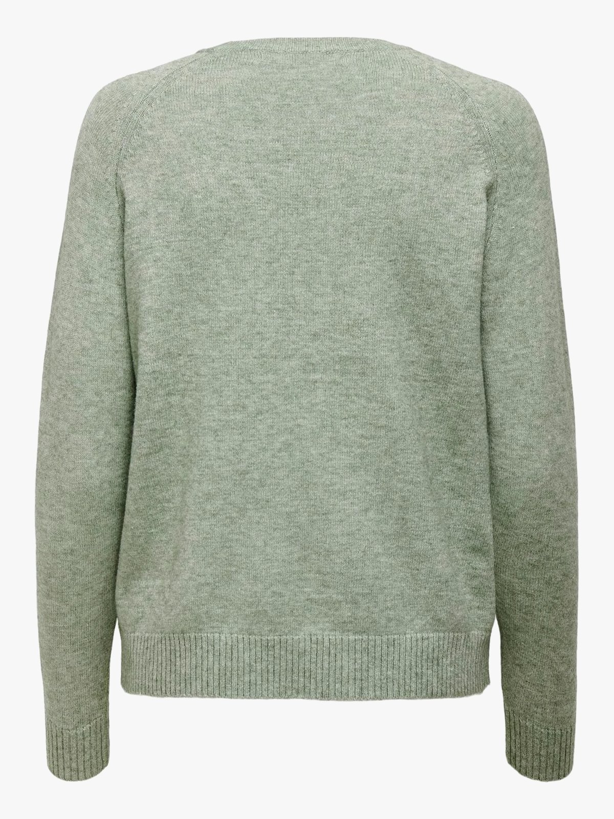 Only Lesly Kings Long Sleeve Pullover Knit Basil