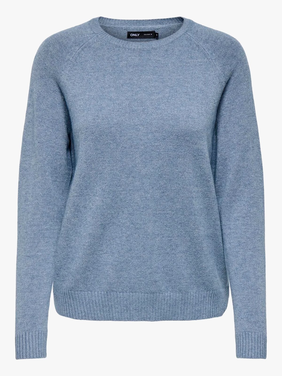 Only Lesly Kings Long Sleeve Pullover Knit Vintage Indigo