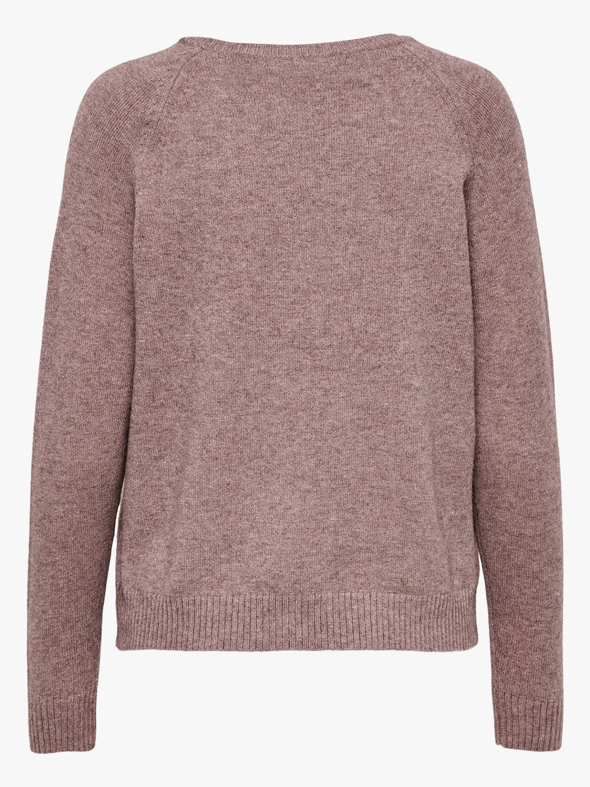 Only Lesly Kings Long Sleeve Pullover Knit Rose Brown