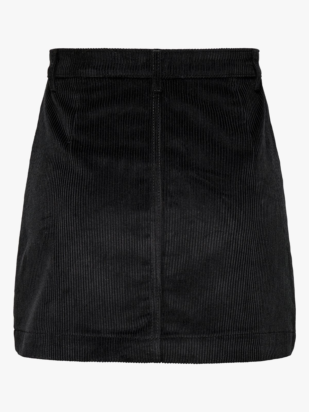 Only Amazing Global High Waist Cord Skirt Black