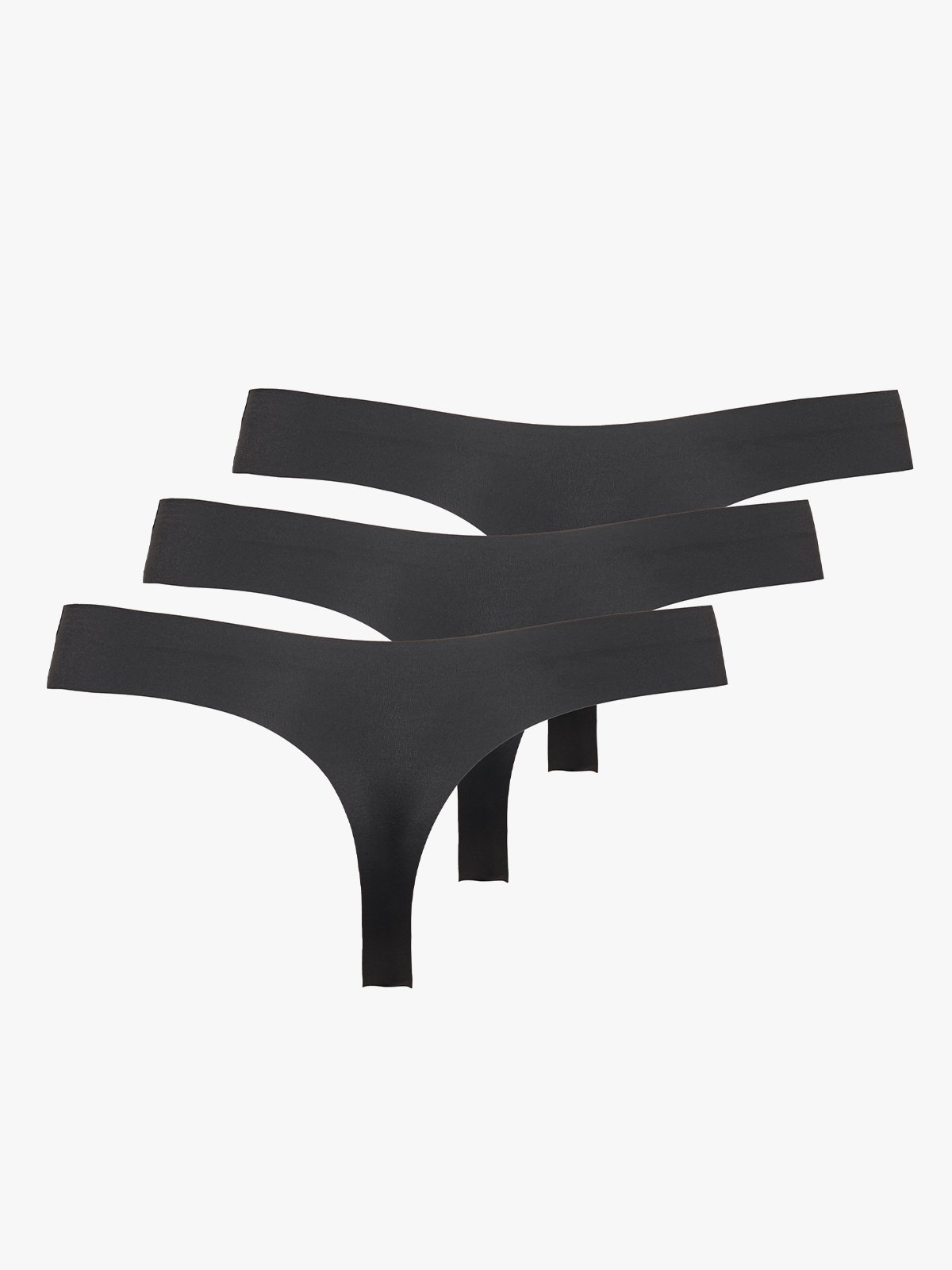 Only Tracy Bonded Thong 3-Pack Black