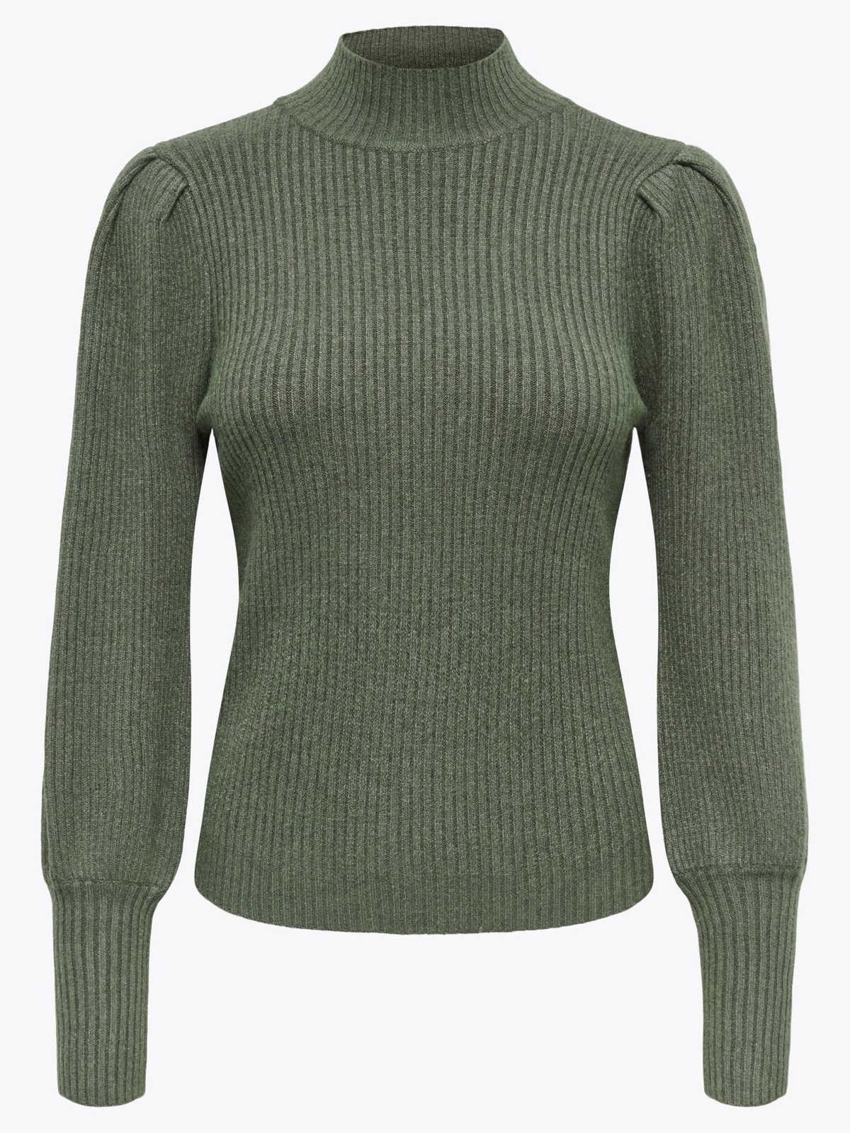 Only Katia Long Sleeve Highneck Pullover Knit Kambaba W. MELANGE
