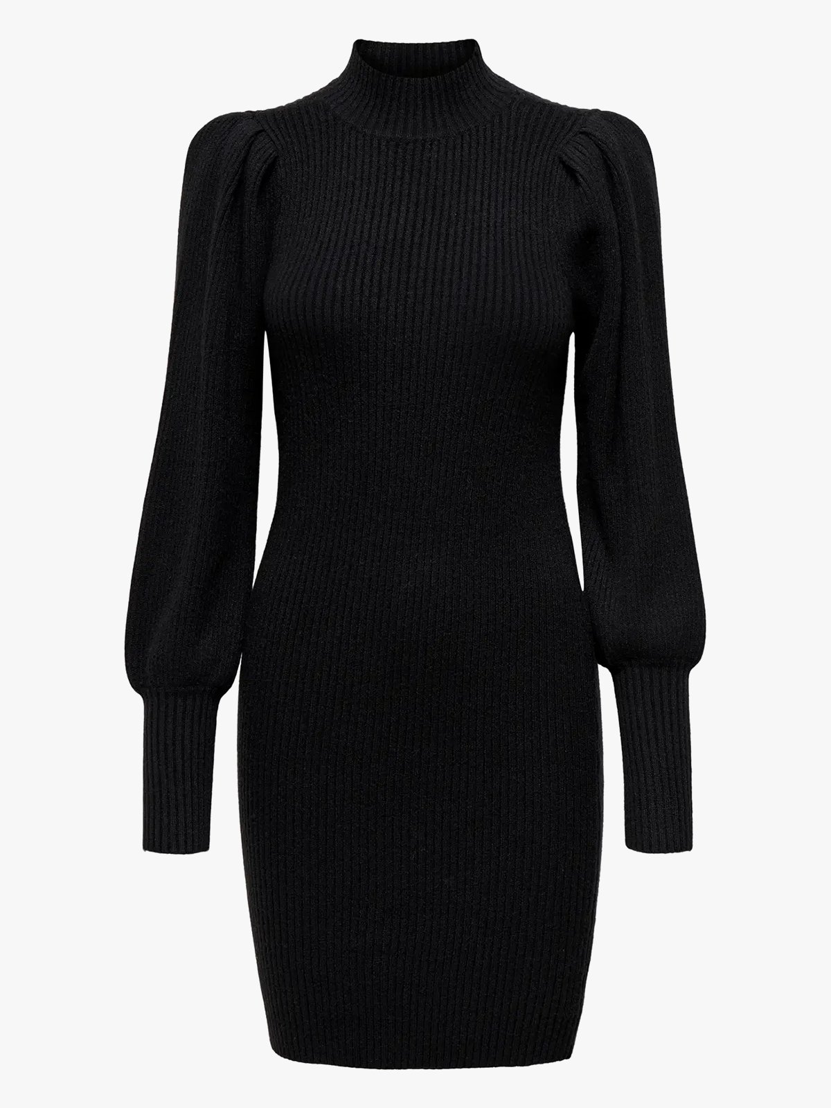 Only Katia Long Sleeve Dress Knit Black