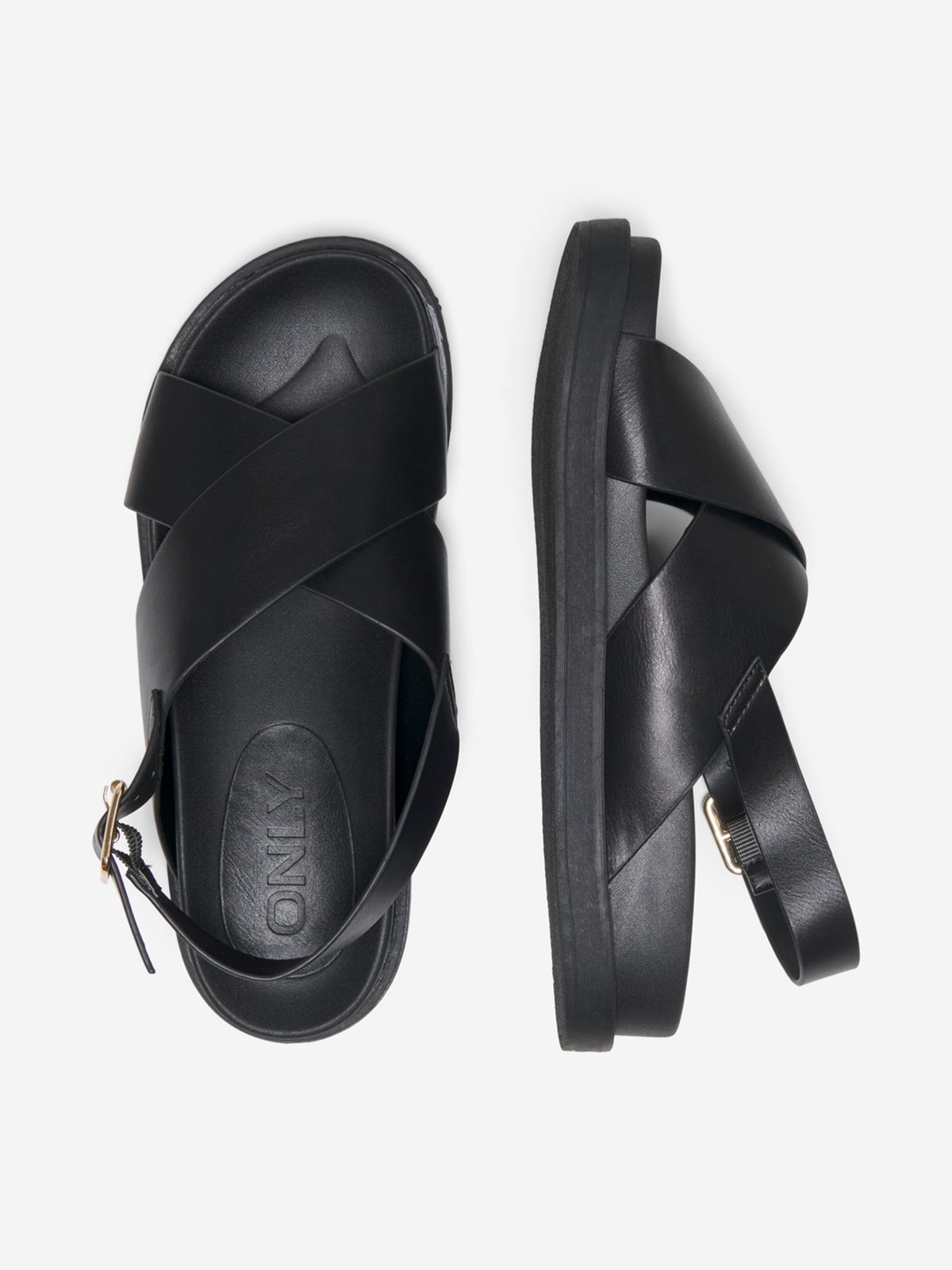 Only Minnie-2 PU Slingback Sandal Black