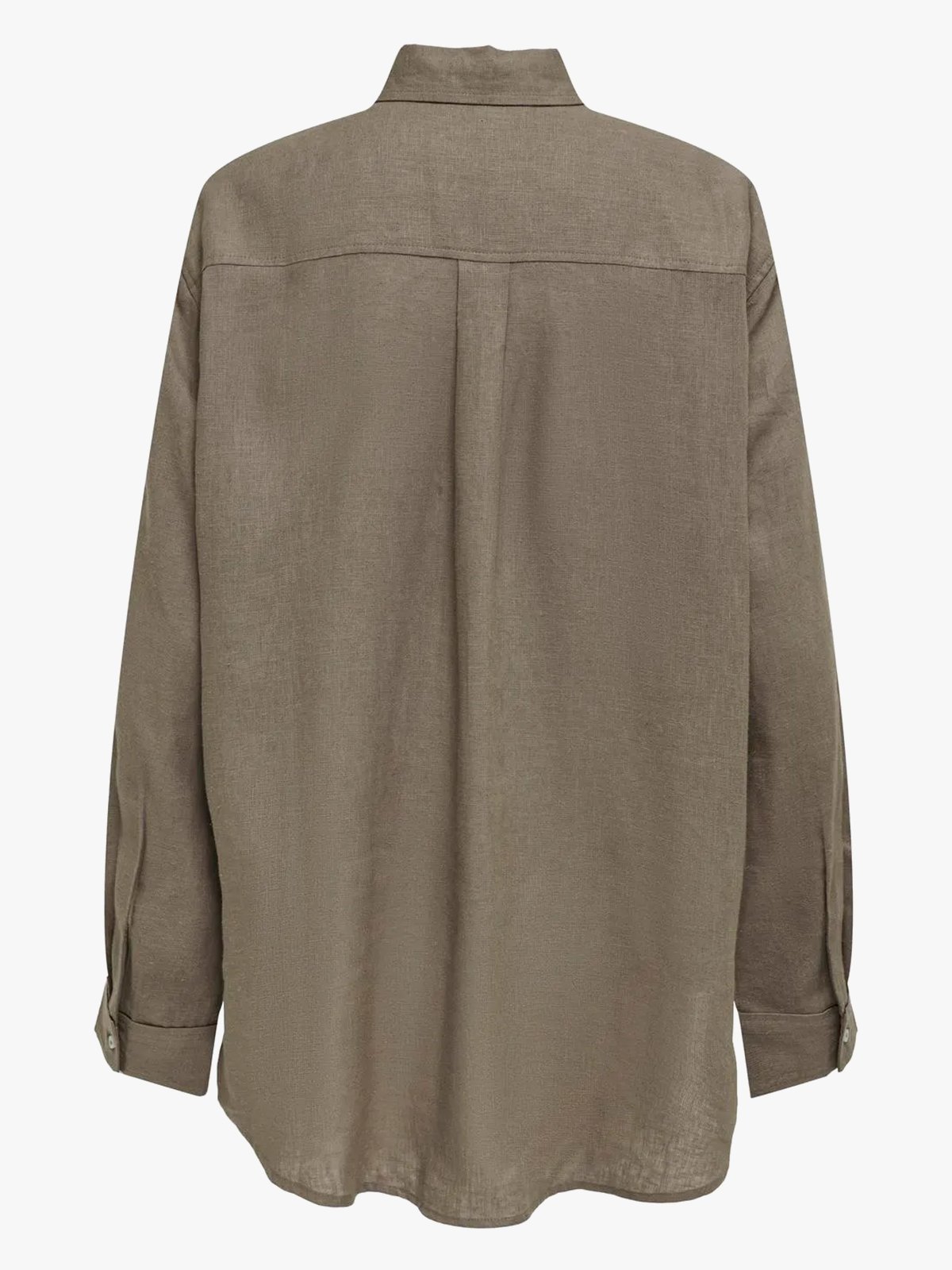 Only Tokyo Linen Blend Shirt Brindle