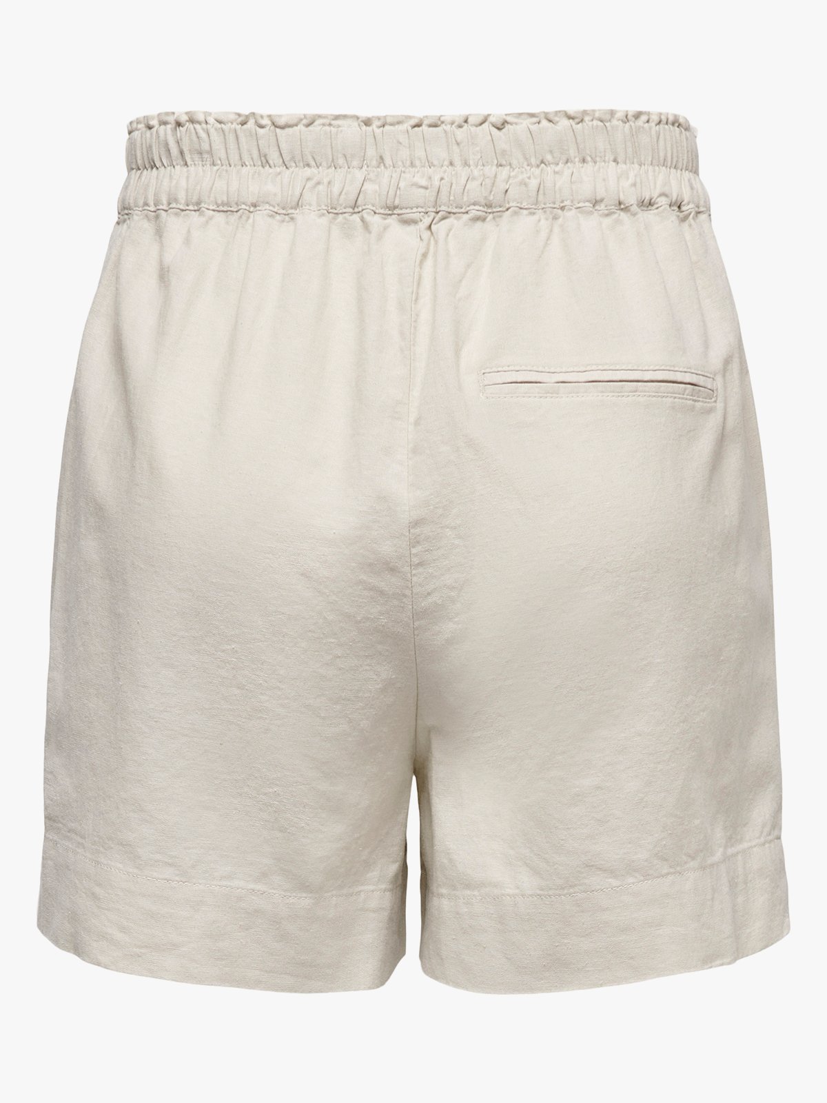 Only Tokyo Life High Waist Linen Blend Shorts Moonbeam