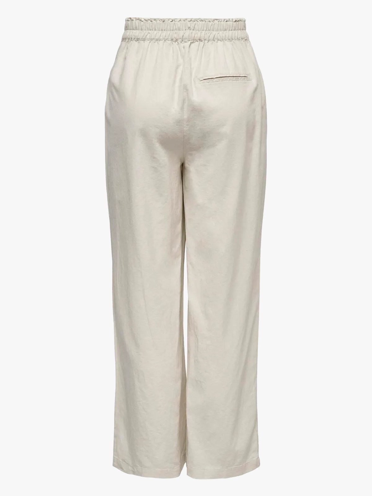 Only Tokyo Life High Waist Linen Blend Pant Moonbeam