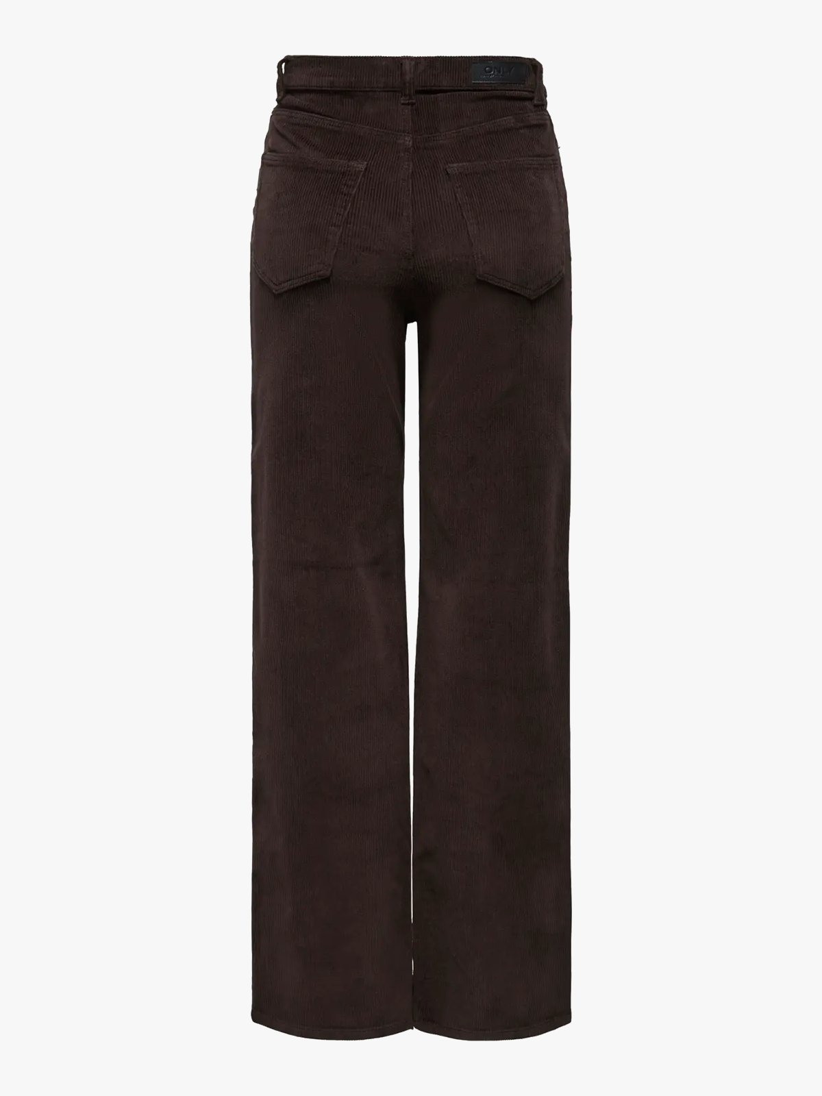 Only Hope Global High Waist Wide Cord Pant Black Coffee