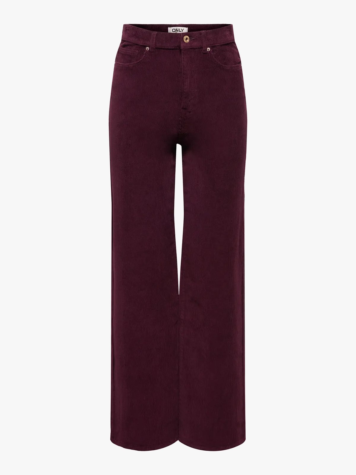 Only Hope Global High Waist Wide Cord Pant Fudge