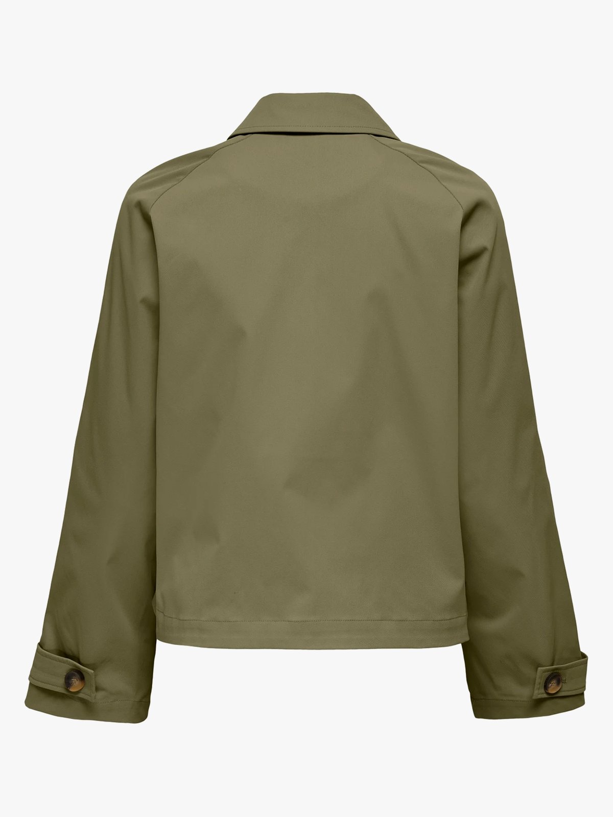 Only April Short Trenchcoat Aloe