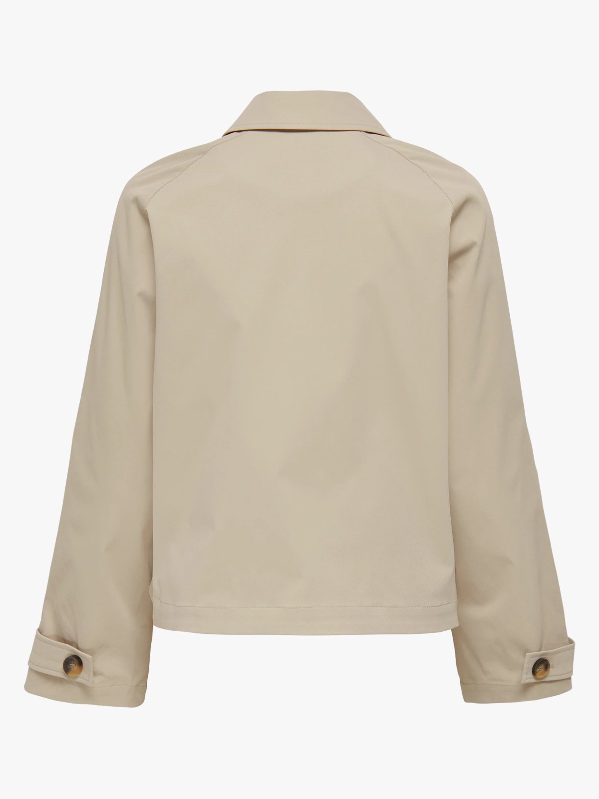 Only April Short Trenchcoat Oxford Tan