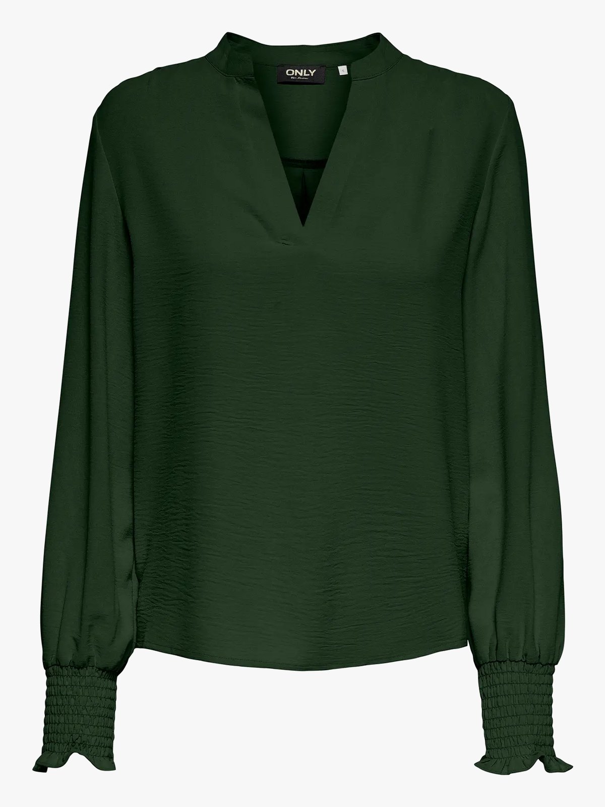 Only Mette V-Neck Long Sleeve Smock Top Duffel Bag