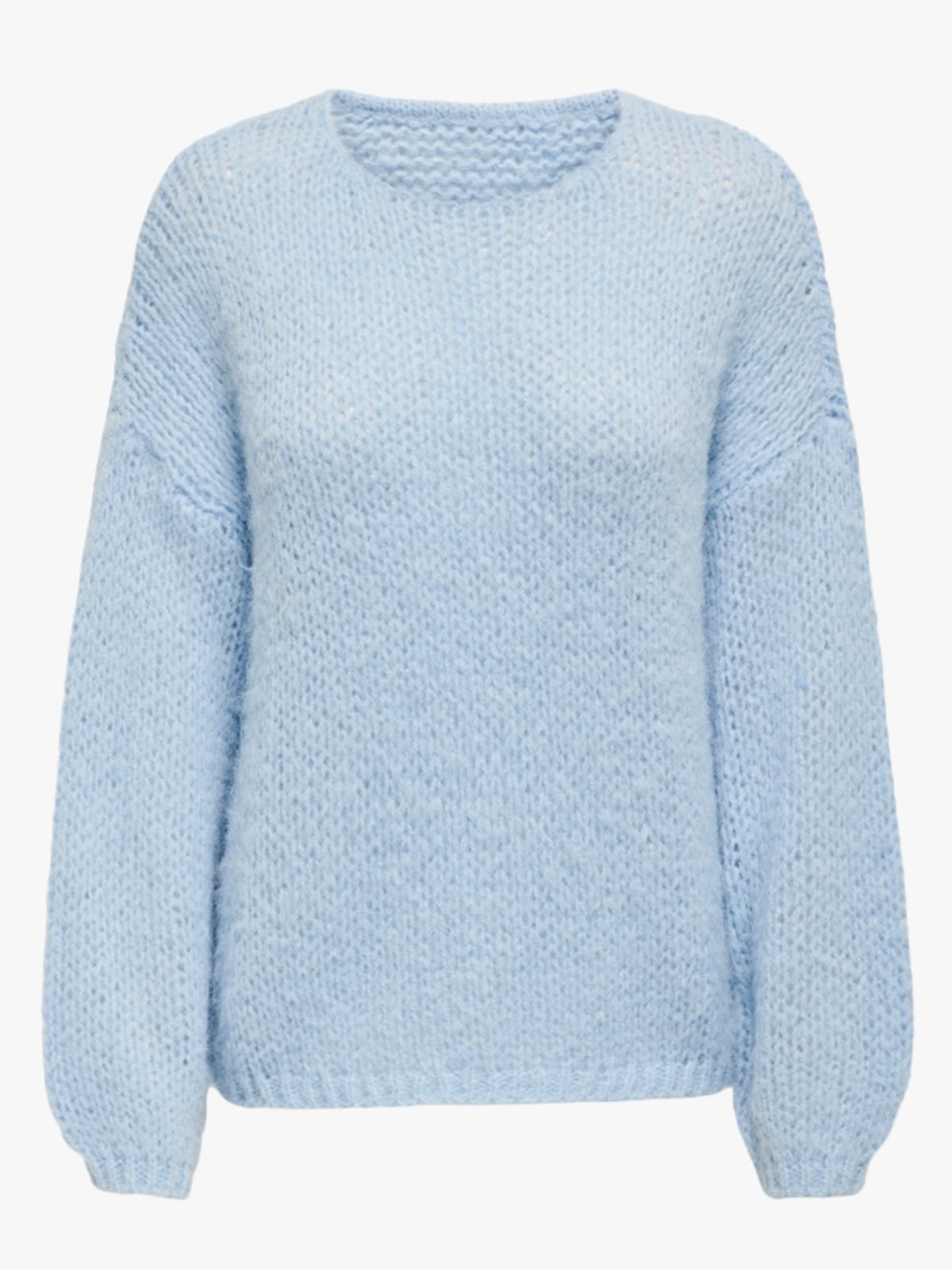 Only Nordic Life Long Sleeve O-Neck Knit Cashmere Blue